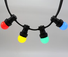 4 kleuren gemixte lampen