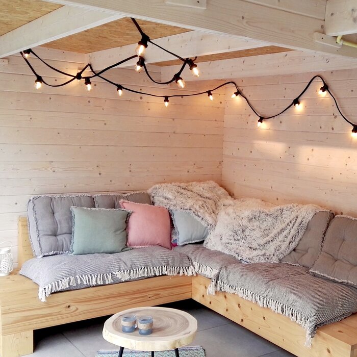 Warm white filament LED bulbs - 1 watt