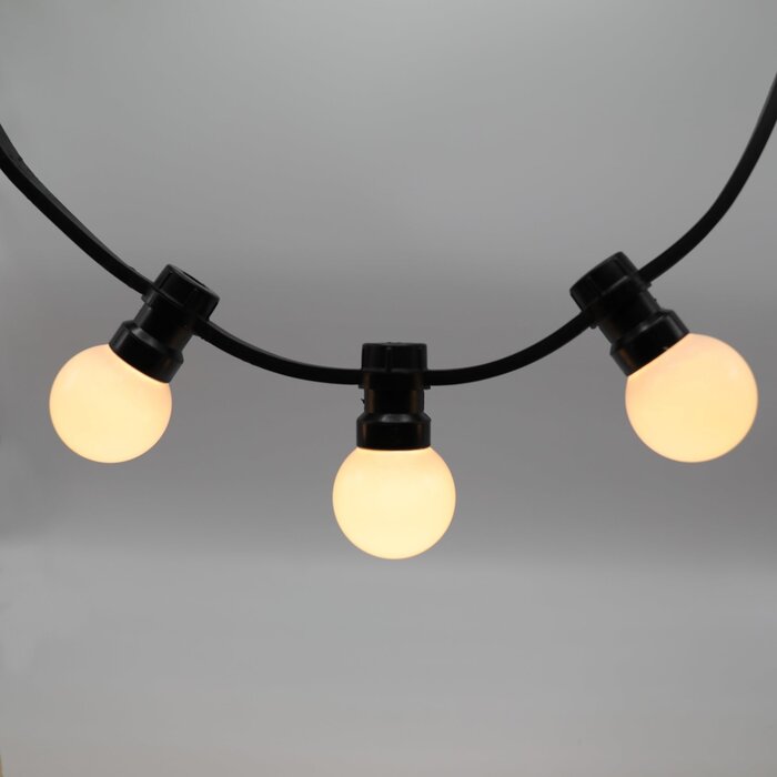 Glühbirne für Lichterkette- Milchig-weiße Abdeckung (keine E27-Fassung)