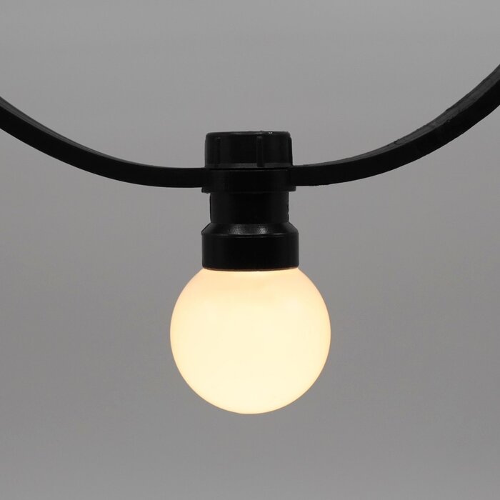 Glühbirne für Lichterkette- Milchig-weiße Abdeckung (keine E27-Fassung)