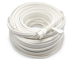 White festoon belt without sockets