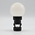 Belt bulb - 1W milky white cover (no E27 socket)