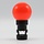 Priklamp - Rood (geen E27 fitting)