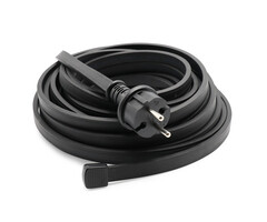 Black festoon belt without sockets