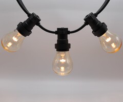 Warm white bulbs with large transparent cover and lens, dimmable - Ø60