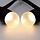 Warm white bulbs with frosted cover, Ø45