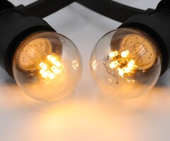 Lichterkette Glühbirne mit langen Stöckchen - 0,7 Watt LED