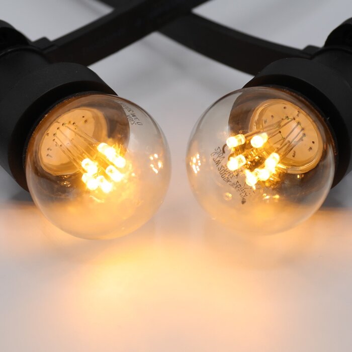 Warm white LED bulbs with raised LEDs - 0,7 watt