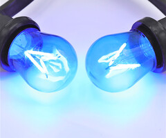 Blue filament style LED bulbs - 3,5 watt
