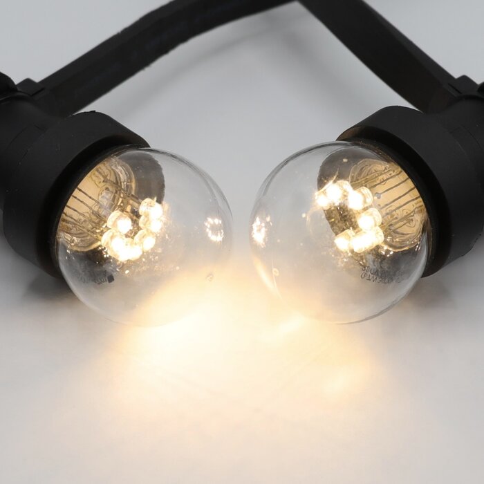 Warm witte LED lampen ,met LEDs op korte stokjes - 0,7 watt