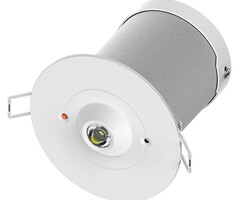 Noodverlichting 2 watt inbouwspot met autotest