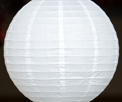 White lantern for outdoor, Ø35cm