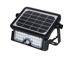 Solar buitenwandlamp Robo 5W met sensor - zwart
