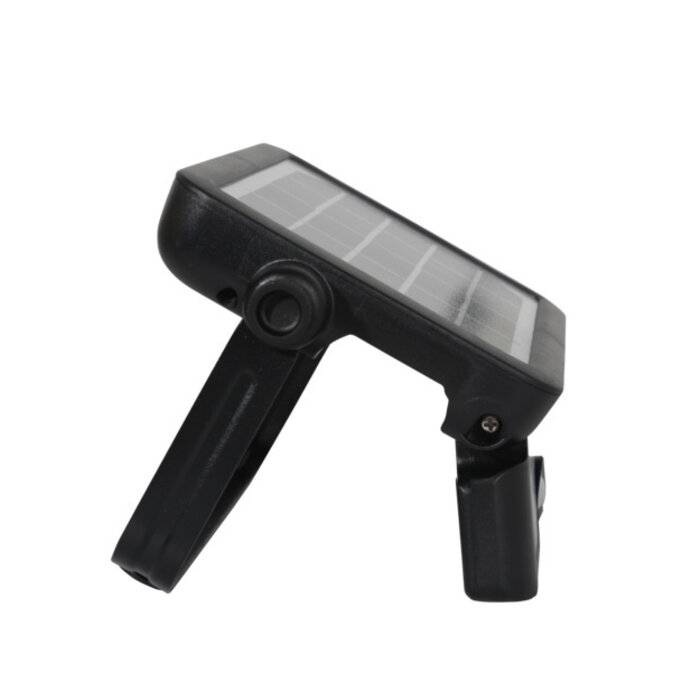 Solar outdoor wall lamp Robo 5W with sensor - black