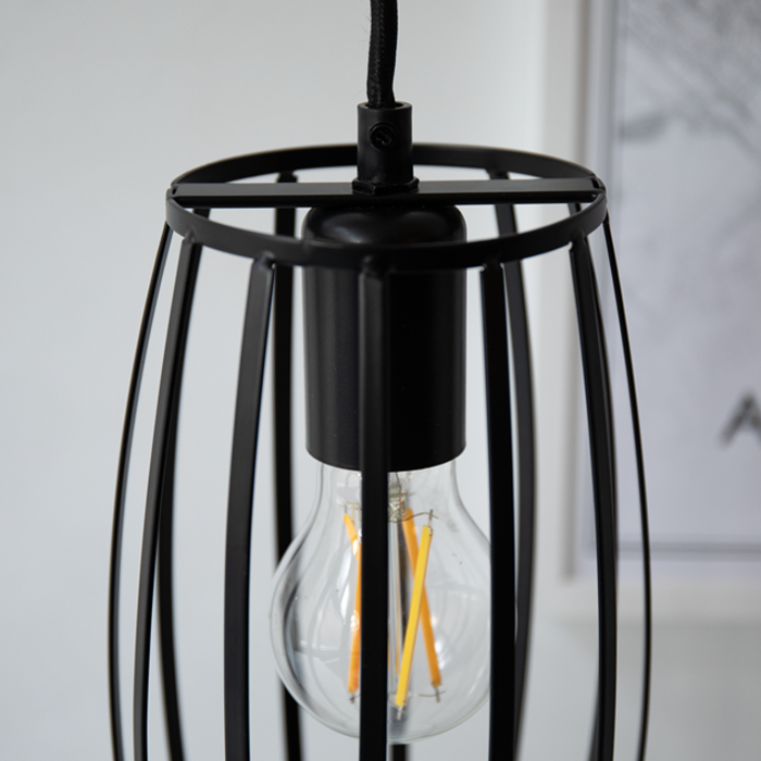 Black pendant lamp Maya