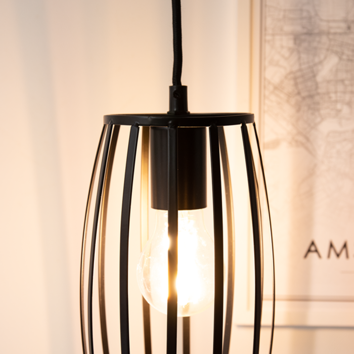 Black pendant lamp Maya