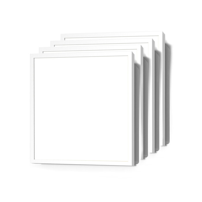 Set mit 4 LED-Panels, 62x62cm, UGR<19, 30W, 4000K - 125lm/W