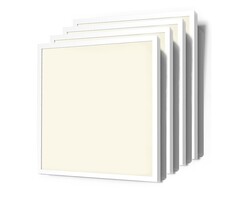 Set van 4 LED panelen 60x60cm, UGR<19, 30W, 3000K - 114lm/W