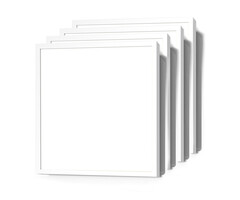 Set van 4 LED panelen 62x62cm, 30W, 4000K - 120lm/W