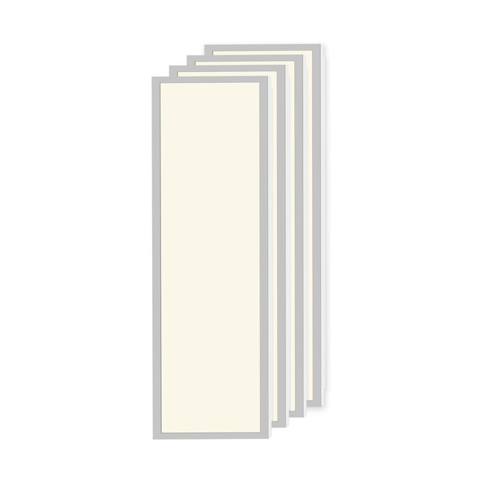Set of 4 LED panels, 30x120cm, 30W, 3000K - 114lm/W