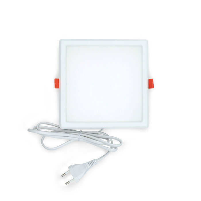6W downlight square with adjustable colour temperature - 120x120mm