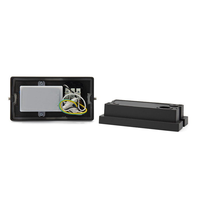 Moderne buitenwandlamp Lorenzo IP44 - antraciet