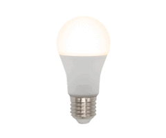 E27 slimme dimbare RGB en CCT LED lamp, 10W