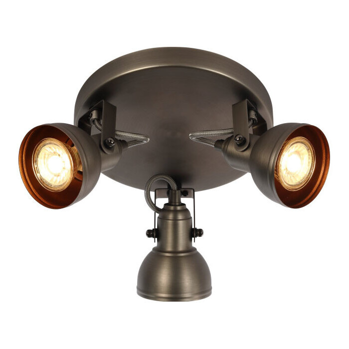 Plafondlamp Mississippi - mat zilver