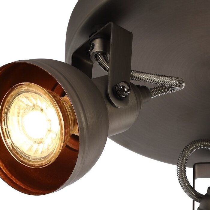 Plafondlamp Mississippi - mat zilver