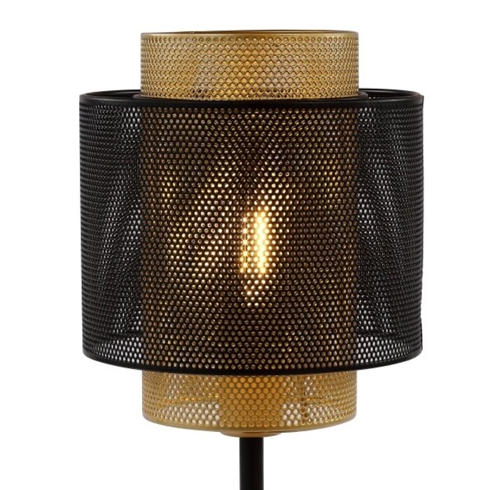 Tafellamp Ava - zwart met goud