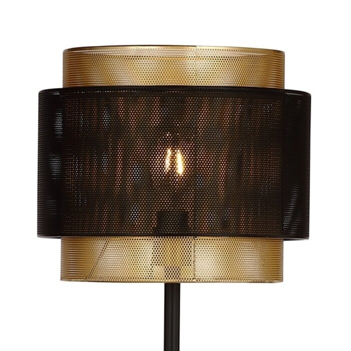 Lampenkap goud met zwart