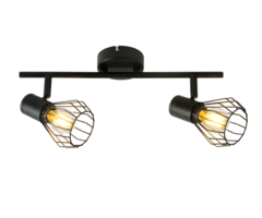Plafondlamp Julia 2-lichts - zwart