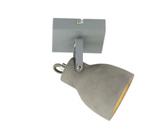 Moderne beton grijze plafondlamp - Brutus