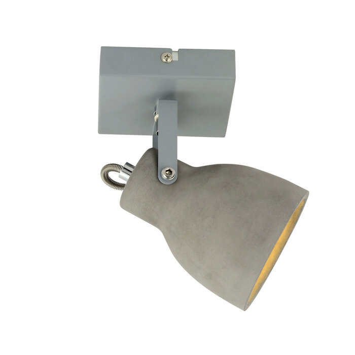 Moderne beton grijze plafondlamp - Brutus