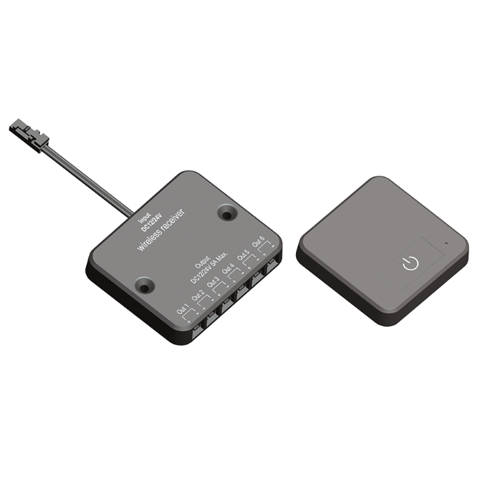 Draadloze vierkante touch dimmer