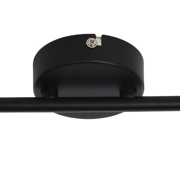 Industriële plafondspot smoke glas, 2-lichts - Gesa