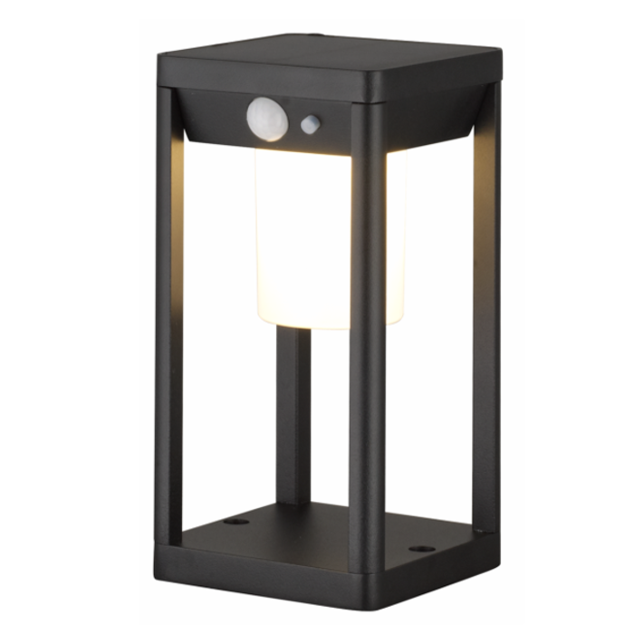 Moderne solar staande lamp zwart met sensor - Sparky
