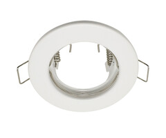Moderne witte inbouwspot rond - Vix