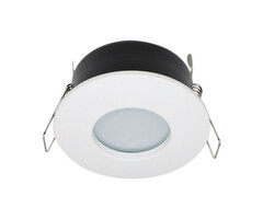 Moderne ronde inbouwspot wit IP44 - Rex
