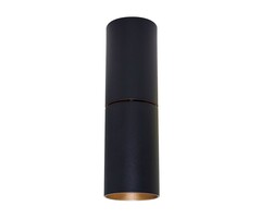Moderne wandlamp zwart met goud - Pam