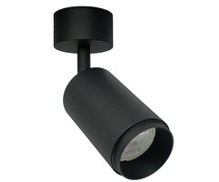 Moderne mat zwarte plafondspot - Kay