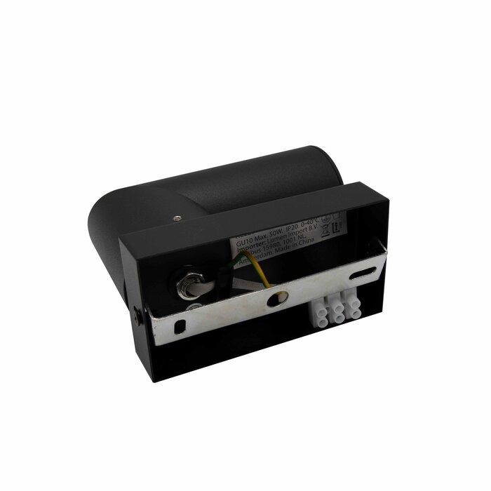 Industriële zwarte plafondspot - Eve