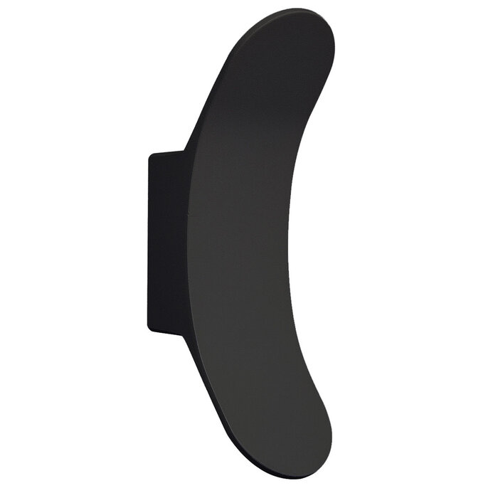 Design wandlamp buiten Stormy - zwart