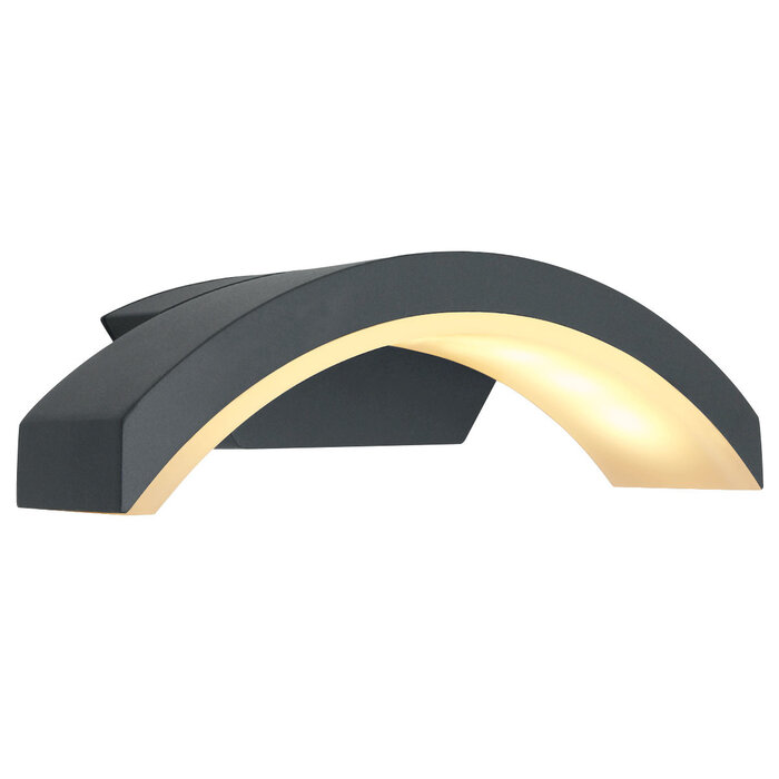 Design wandlamp buiten Vic - zwart