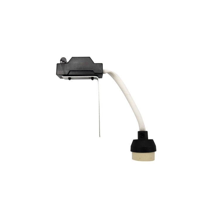 GU10 fitting met aansluitblok en kroonsteen