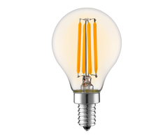 E14 dimbare LED filament lamp met amber glas | 3.5W 2200K