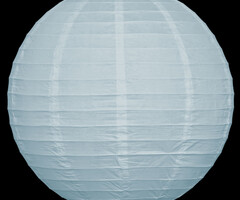 Lichtblauwe lampion voor buiten, Ø35cm