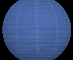 Donkerblauwe lampion voor buiten, Ø35cm