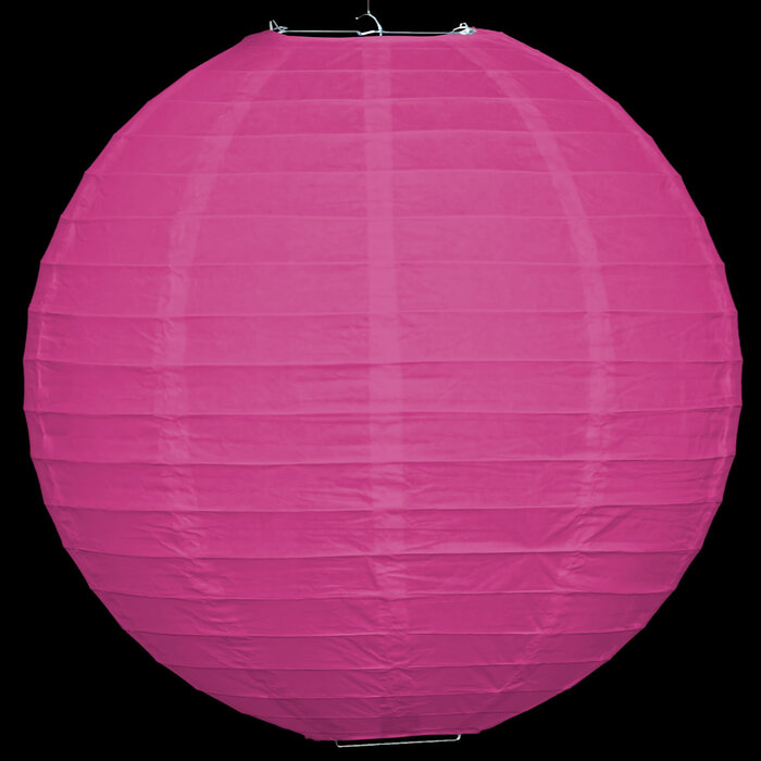 Fuchsia roze lampion voor buiten, Ø25cm