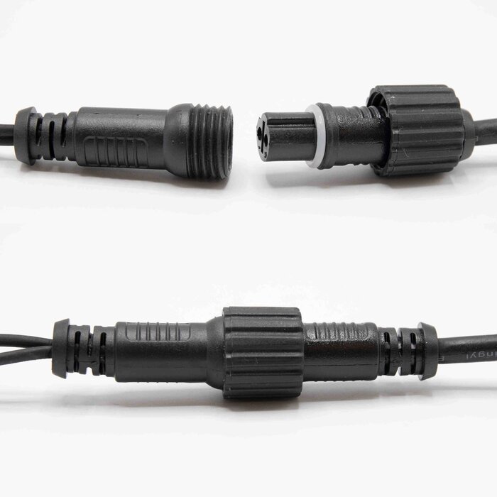 Koppelbare netverlichting | vanaf 2 m² | 200 LEDs | warm wit | rubber